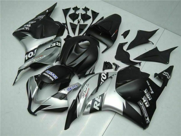 Carenados Moto Honda CBR600RR 2009-2012 - Plata Negro Mate Repsol