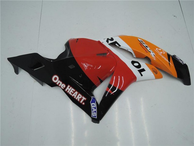 Kits Completo Carenado Moto Honda CBR600RR 2009-2012 - Naranja Blanco Rojo Negro Brillante Repsol