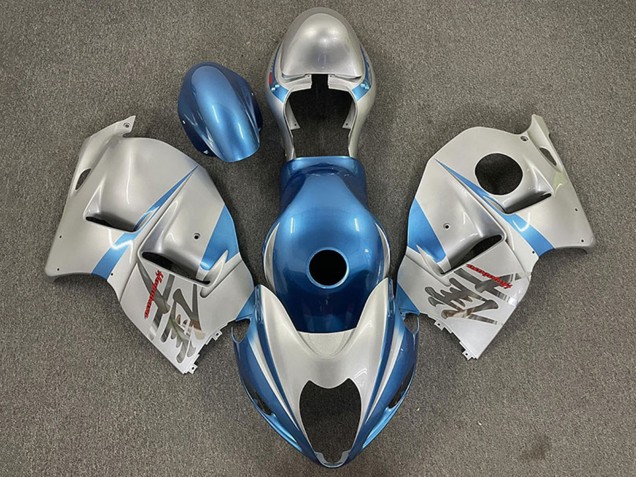 Carenados Moto Suzuki GSXR 1300 1996-2007 - Azul Brillante Claro Plata