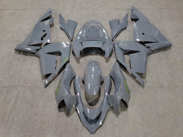 Carenados Moto Kawasaki ZX10R 2004-2005 - Gris Brillante Verde