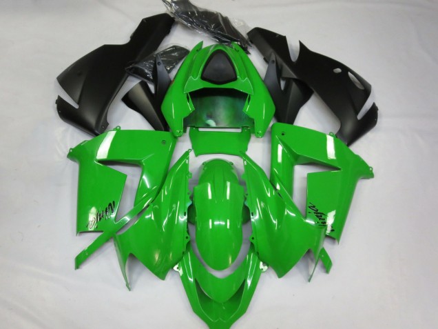 Carenados Moto Kawasaki ZX10R 2004-2005 - Verde Brillante Negro