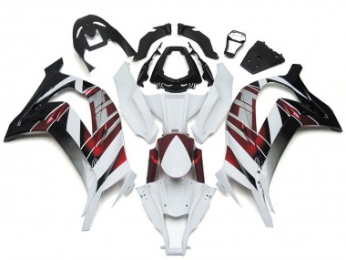 Carenados Moto Kawasaki ZX10R 2016-2020 - Blanco Rojo Negro