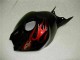 Carenados Moto Honda CBR1000RR 2004-2005 - Negro Brillante Rojo Llama