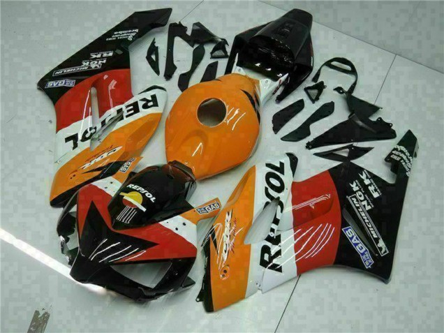 Carenados Moto Honda CBR1000RR 2004-2005 - Naranja Blanco Rojo Negro Repsol
