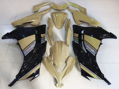 Carenados Moto Kawasaki Ninja 300 2013-2017 - Bronceado del Desierto Negro
