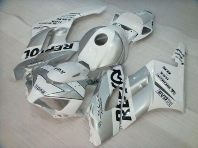 Carenado Moto Honda CBR1000RR 2004-2005 - Blanco Plata Negro Repsol