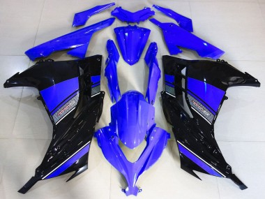 Carenados Moto Kawasaki Ninja 300 2013-2017 - Azul Negro