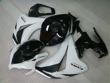 Kits Carenados Moto Honda CBR1000RR 2008-2011 - Blanco Negro Brillante