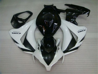 Kits Carenados Moto Honda CBR1000RR 2008-2011 - Blanco Negro Brillante