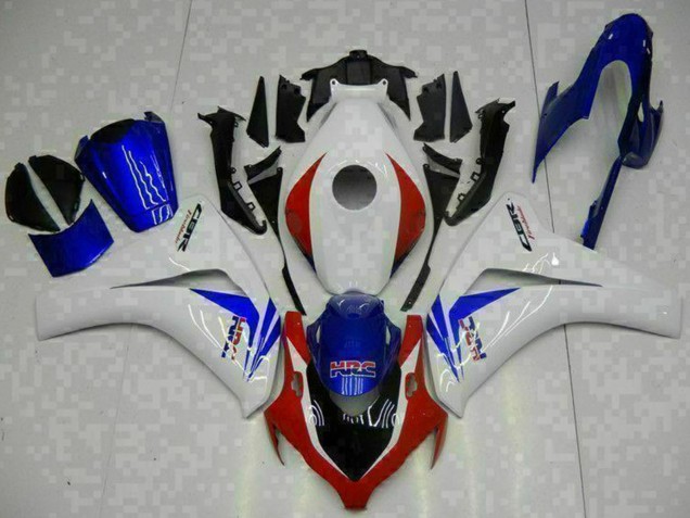 Carenado Moto Honda CBR1000RR 2008-2011 - Blanco Rojo Azul HRC