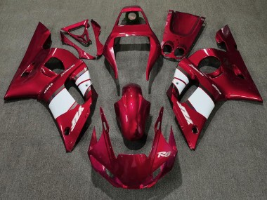 Carenado Moto Yamaha R6 1998-2002 - Rojo Blanco