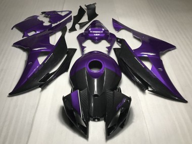 Carenados Moto Yamaha R6 2008-2016 - Púrpura FibraCarbono Estilo