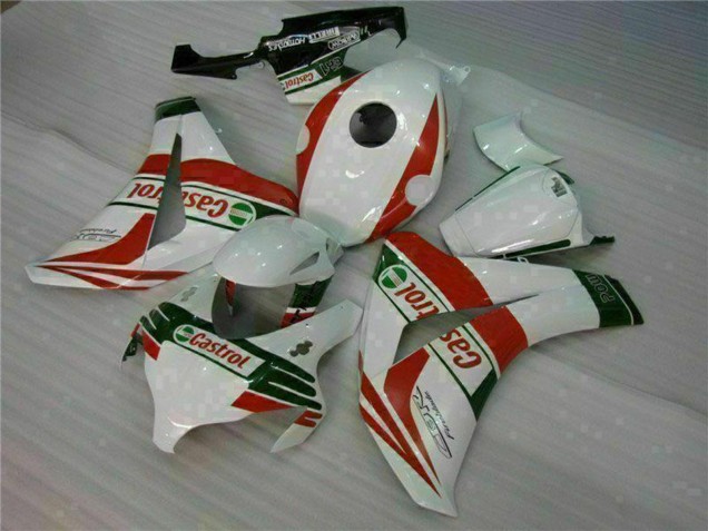 Carenados Moto Honda CBR1000RR 2008-2011 - Blanco Rojo Verde Castrol