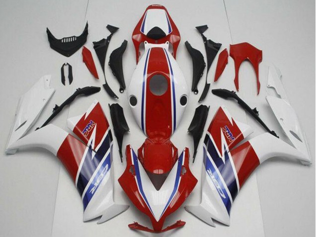 Carenado Moto Honda CBR1000RR 2012-2016 - Blanco Rojo Azul