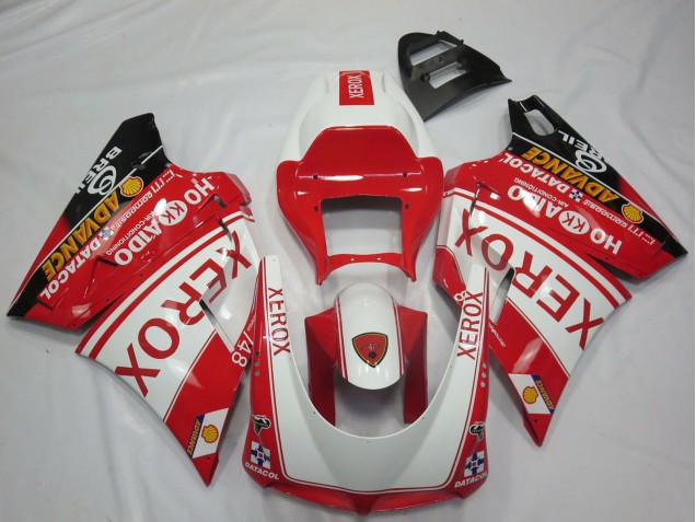 Carenados Moto Ducati 748 916 996 998 1993-2005 - Blanco Rojo Negro Brillante Xerox