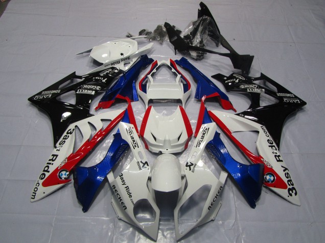 Carenados Moto BMW S1000RR 2009-2014 - Blanco Rojo Azul Negro Brillante Easy Ride