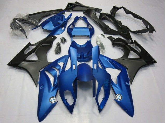 Kits Carenado Moto BMW S1000RR 2009-2014 - Azul Negro Mate