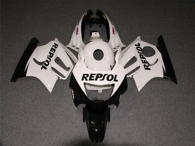 Carenados Moto Honda CBR600 F3 1997-1998 - Blanco Negro Brillante Repsol