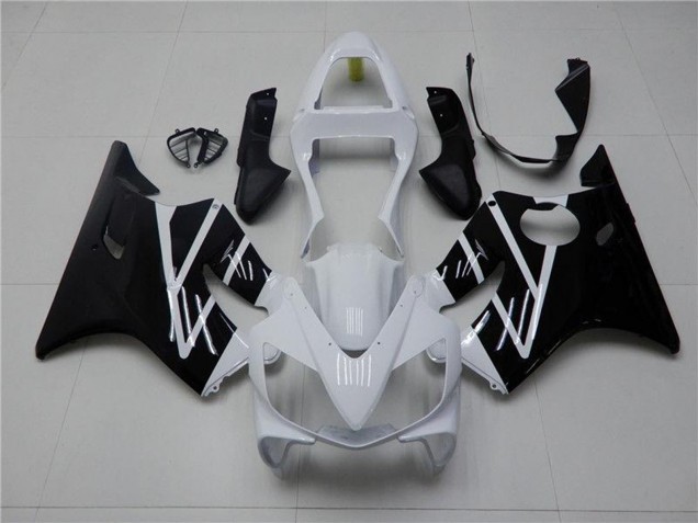 Kits Carenado Moto Honda CBR600 F4i 2001-2003 - Blanco Negro Brillante