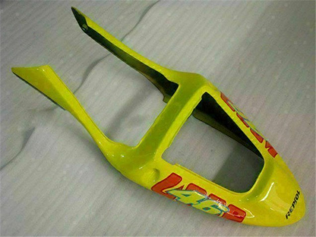 Carenados Moto Honda CBR600 F4i 2001-2003 - Amarillo Naranja Negro Brillante Rossi 46
