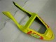 Carenados Moto Honda CBR600 F4i 2001-2003 - Amarillo Naranja Negro Brillante Rossi 46