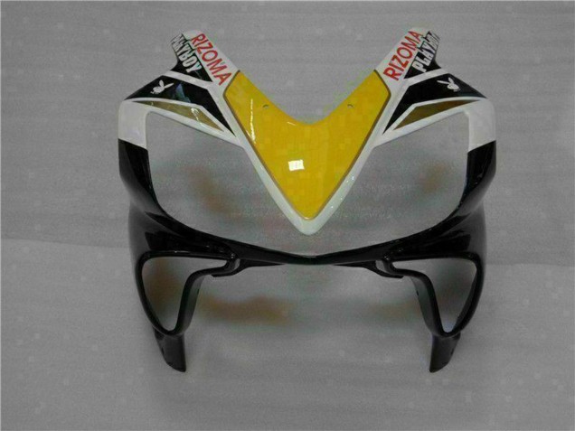Carenados Moto Honda CBR600 F4i 2001-2003 - Blanco Amarillo Negro Brillante Playboy