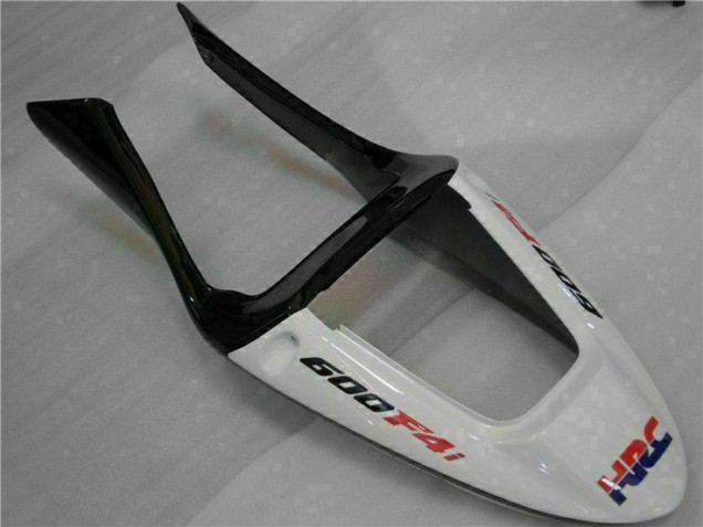 Carenados Moto Honda CBR600 F4i 2001-2003 - Blanco Amarillo Negro Brillante Playboy
