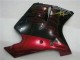 Carenados Moto ABS Honda CBR1100XX Blackbird 1996-2007 - Negro Brillante Rojo Llama