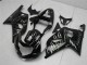 Carenados Moto Suzuki GSXR 600/750 2001-2003 - Negro Brillante Plata Llama