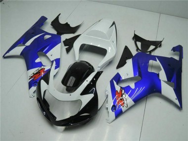 Carenados Moto Suzuki GSXR 600/750 2001-2003 - Blanco Azul Negro
