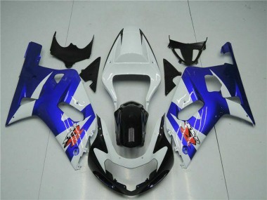 Carenados Moto Suzuki GSXR 600/750 2001-2003 - Blanco Azul Negro