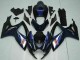 Carenados Moto Suzuki GSXR 600/750 2006-2007 - Negro Brillante Azul