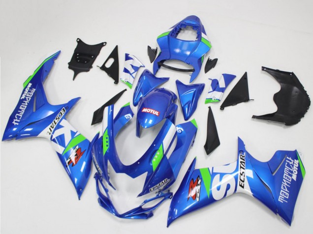 Carenados Moto Suzuki GSXR 600/750 2011-2024 - Azul Blanco Verde