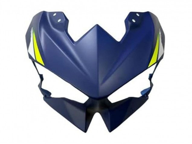 Carenados Moto Kawasaki Ninja 500 EX500R 2024-2025 - Azul Blanco Amarillo Plata Negro