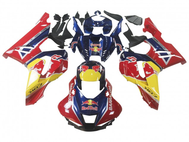 Carenados Moto Honda CBR1000RR-R 2020-2023 - Azul Amarillo Rojo Bull