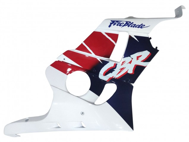 Carenados Moto Honda CBR400RR NC29 1990-1999 - Blanco Rojo Azul Oscuro Fireblade