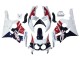 Carenados Moto Honda CBR400RR NC29 1990-1999 - Blanco Rojo Azul Oscuro Fireblade
