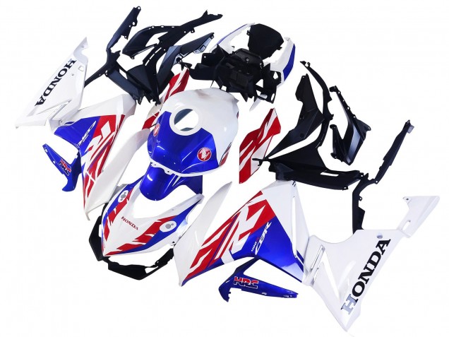 Carenado Moto Honda CBR400R 2022 - Blanco Rojo Azul