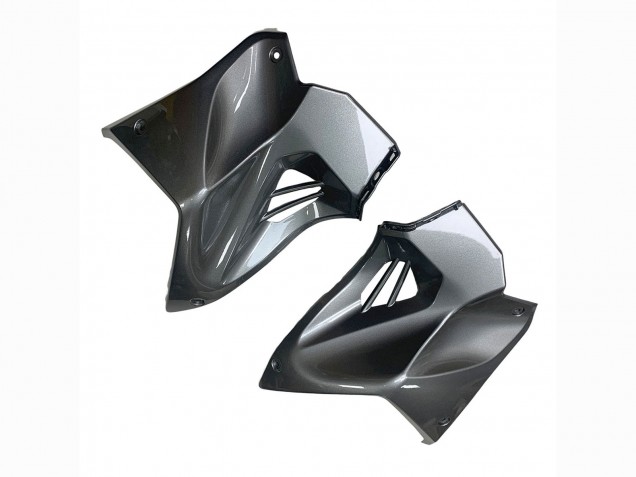 Carenados Moto Kawasaki Ninja H2 2015-2022 - Plata Negro FibraCarbono