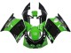 Carenados Moto Kawasaki ZXR250 1989-1990 - Verde Negro Brillante Elf Touch4 Bridgestone