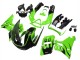 Carenados Moto Kawasaki ZZR600 1998-2003 - Verde Negro Brillante Llama