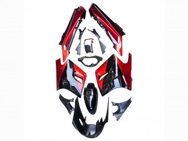 Carenados Moto Kawasaki ZZR1100 1990-1992 - Rojo Negro Brillante