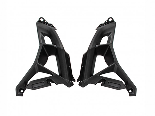 Carenados Moto Kawasaki Versys 650 2021-2024 - Negro Brillante Blanco