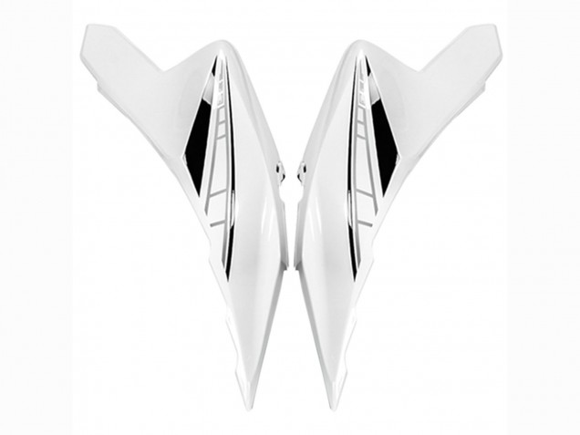 Carenados Moto Kawasaki Versys 650 2021-2024 - Negro Brillante Blanco