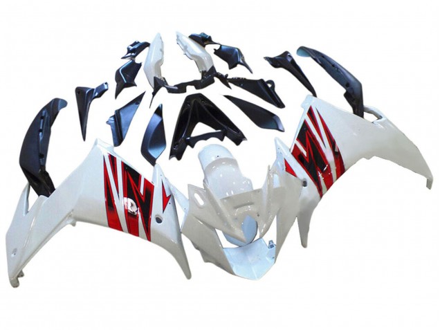 Carenados Moto Yamaha FZ6R 2009-2015 - Blanco Rojo