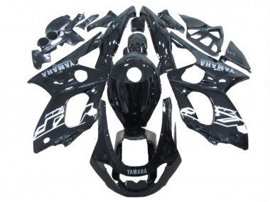 Carenados Moto Yamaha YZF600R Thundercat 1996-2007 - Negro Brillante Blanco