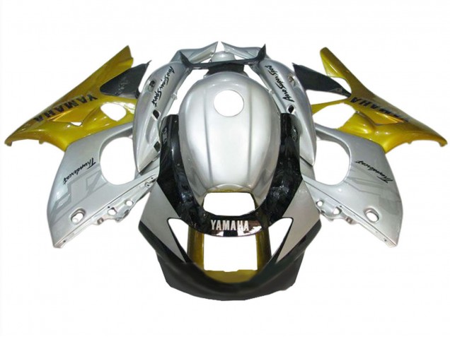 Carenado Moto Yamaha YZF600R Thundercat 1996-2007 - Plata Oro Negro Brillante