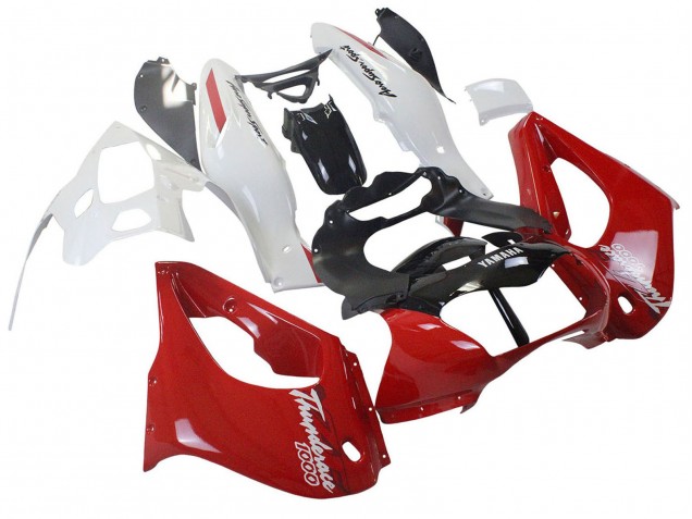 Carenados Moto Yamaha YZF 1000R Thunderace 1997-2007 - Rojo Negro Blanco Thunderace