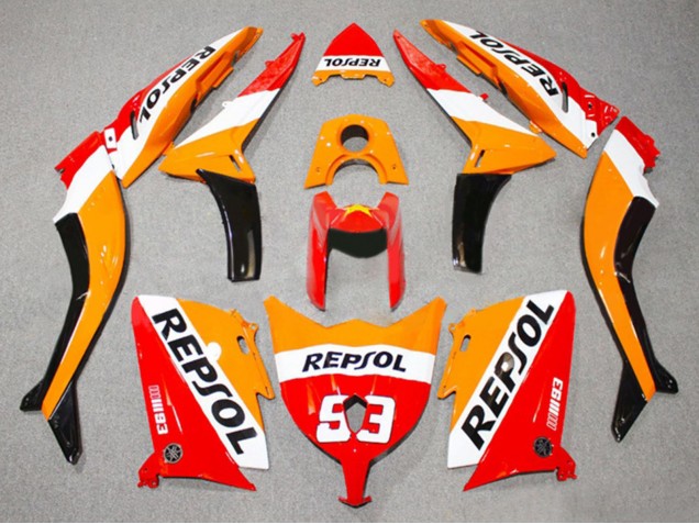 Carenados Moto Yamaha TMAX530 2012-2014 - Rojo Naranja Blanco Repsol 93