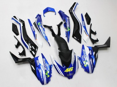 Carenados Moto Yamaha XMAX300 2017-2021 - Azul Negro MoviStar ENEOS Yamalube 46